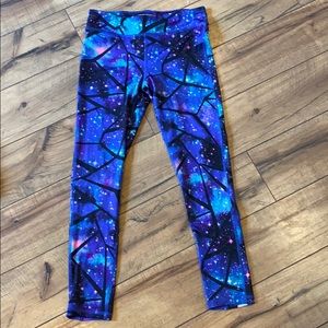 Kids galaxy pattern leggings